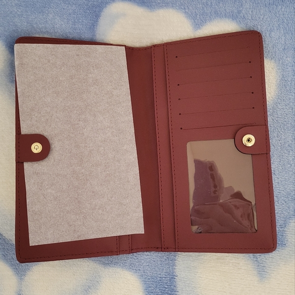 Lark & Ives Continental Snap Wallet - burgundy - Picture 3 of 5